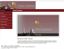 Tablet Screenshot of hotelgerando.com